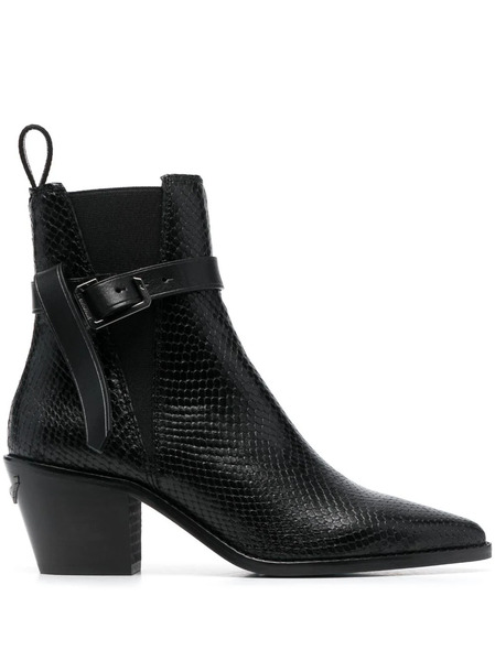  Zadig&voltaire Tyler 65mm Cowboy Boots - Black 