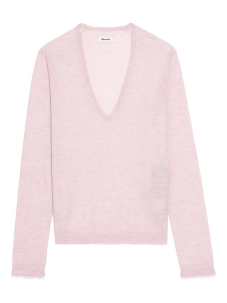  Zadig&voltaire V-neck Knitted Jumper - Pink 