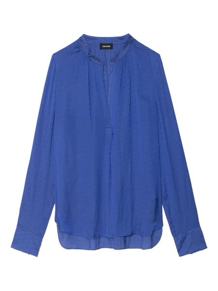  Zadig&voltaire V-neck Long-sleeve Top - Blue 