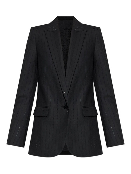  Zadig&voltaire Valse Pinstripe Blazer - Black 