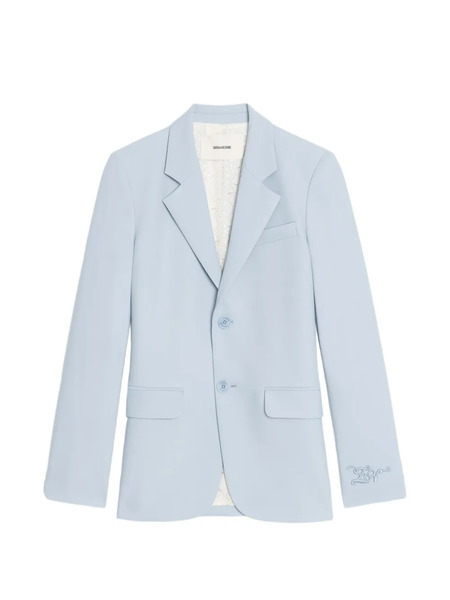 Zadig&voltaire Vanille Embroidery Tailoring Blazer - Blue 