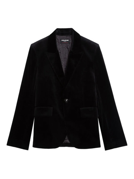  Zadig&voltaire Vavy Velvet Blazer - Black 