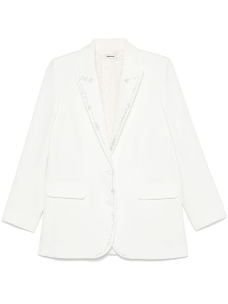  Zadig&voltaire Viva Strass Blazer - White 