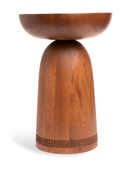  Zanat Nera Wooden Stool - Brown 