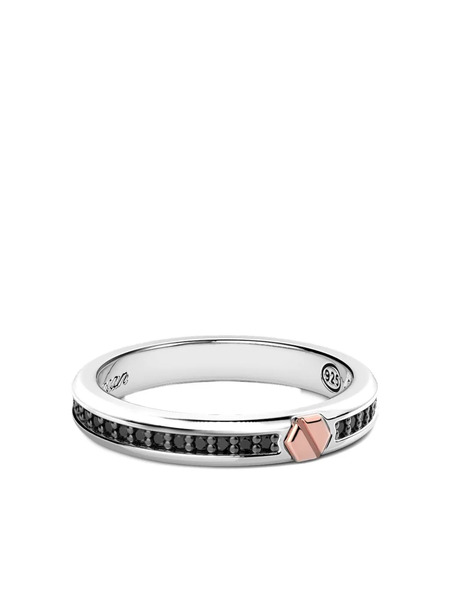  Zancan Sterling Silver Stud-detail Ring 