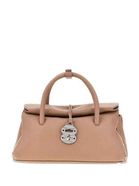  Zanellato Dotta Studded Tote Bag - Brown 