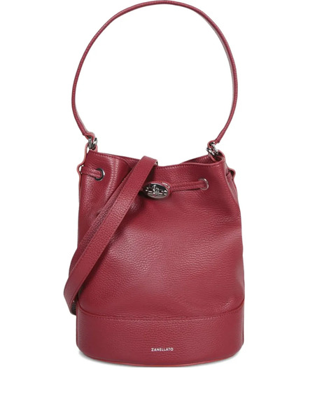  Zanellato Drawstring Top Handle Shoulder Bag - Red 