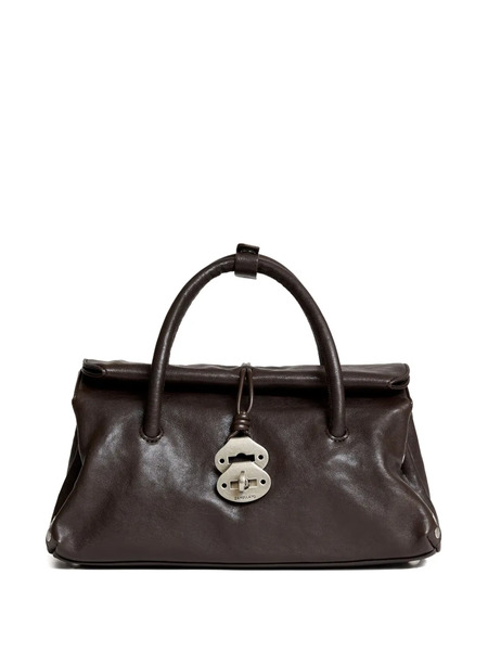  Zanellato Leather Tote Bag - Brown 