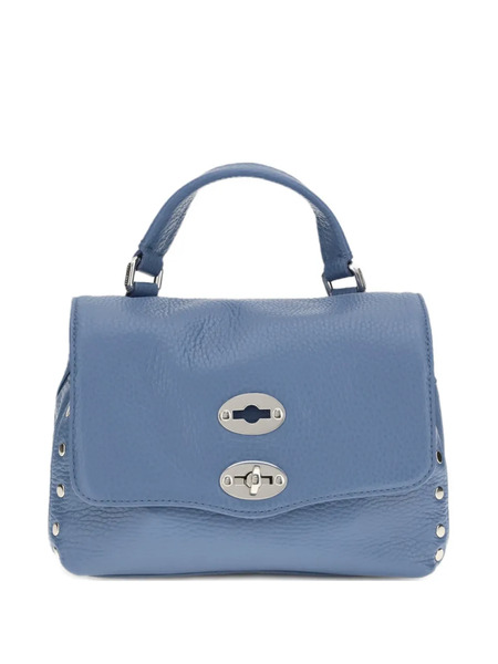  Zanellato Postina Leather Shoulder Bag - Blue 