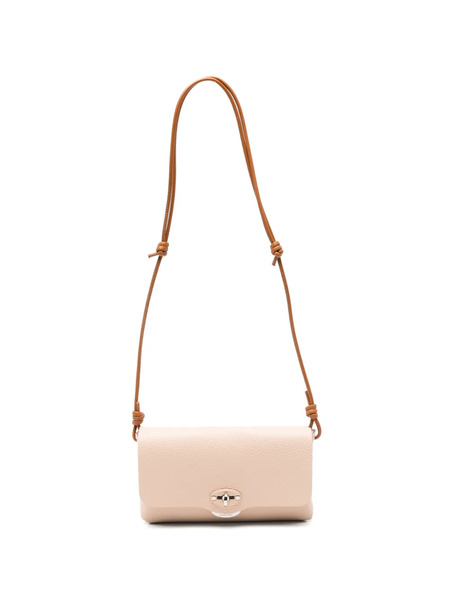  Zanellato Small Lettera Leather Clutch Bag - Neutrals 