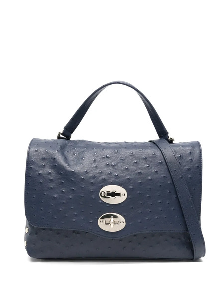  Zanellato Small Postina® Studded Top-handle Clutch Bag - Blue 