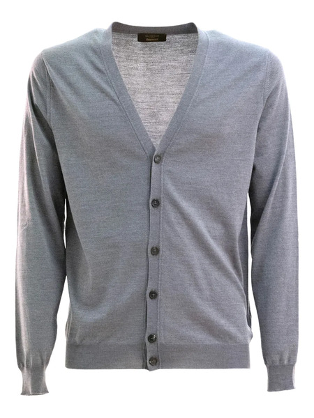  Zanone Buttoned Cardigan - Grey 
