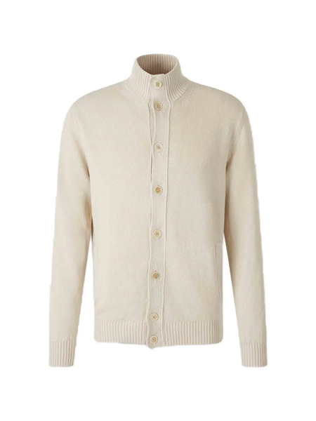  Zanone Buttoned Cardigan - Neutrals 