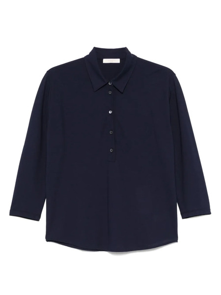  Zanone Cotton Blouse - Blue 