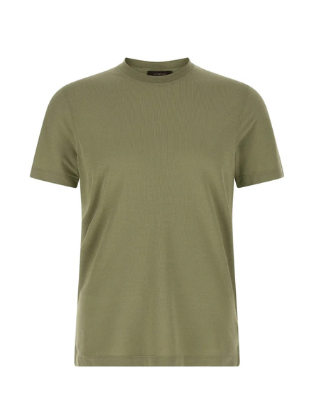  Zanone Crew-neck Short-sleeve T-shirt - Green 