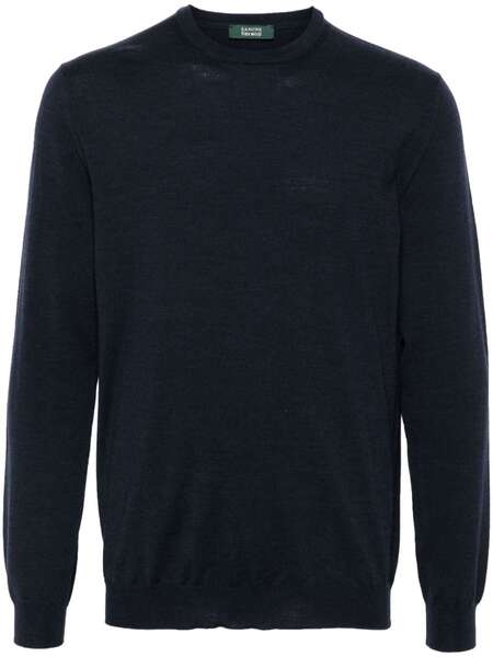  Zanone Fine-knit Sweater - Blue 
