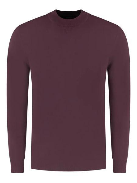  Zanone Mock-neck Sweater - Red 