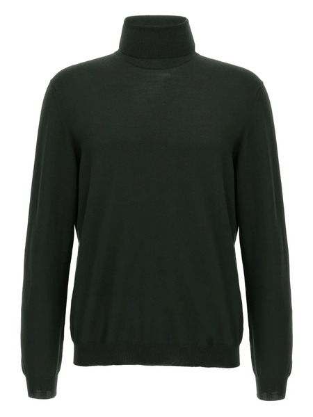  Zanone Roll-neck Top - Green 