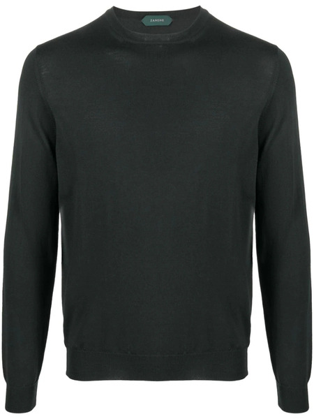  Zanone Textured Sweater - Green 