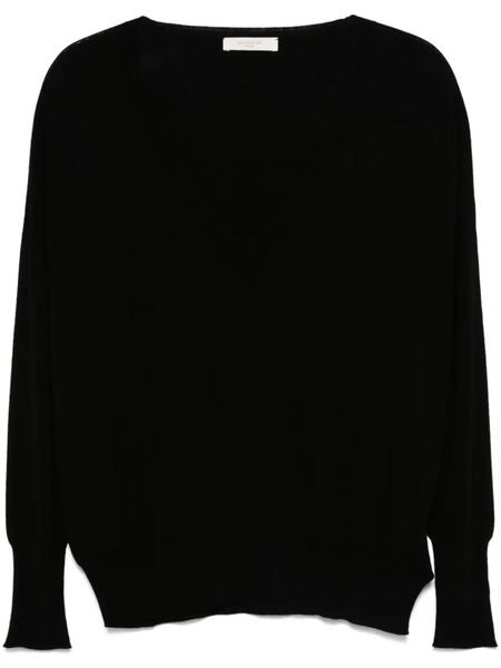  Zanone V-neck Sweater - Black 