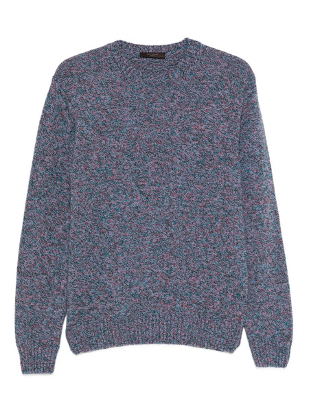  Zanone Wool Crew-neck Sweater - Blue 