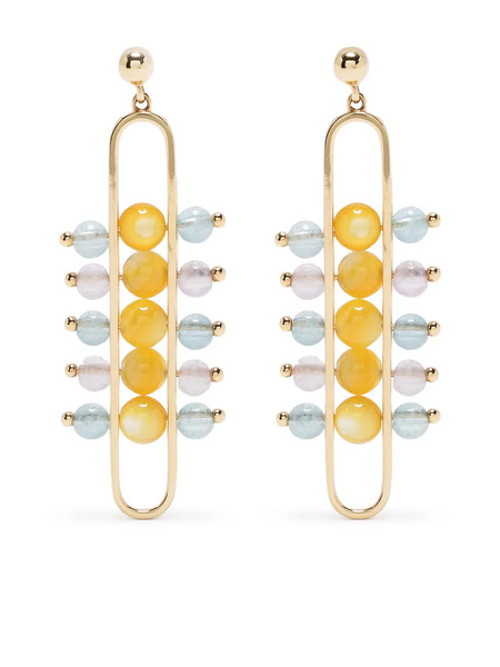  Zeemou Zeng 18kt Yellow Gold Impressionists Dangle Earrings 