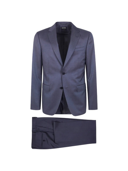  Zegna Button-fastening Suit Set (set Of Two) - Grey 