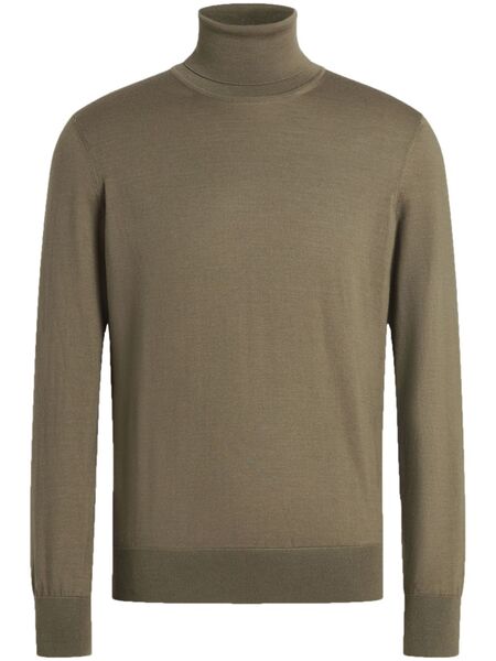  Zegna Cashseta Jumper - Green 