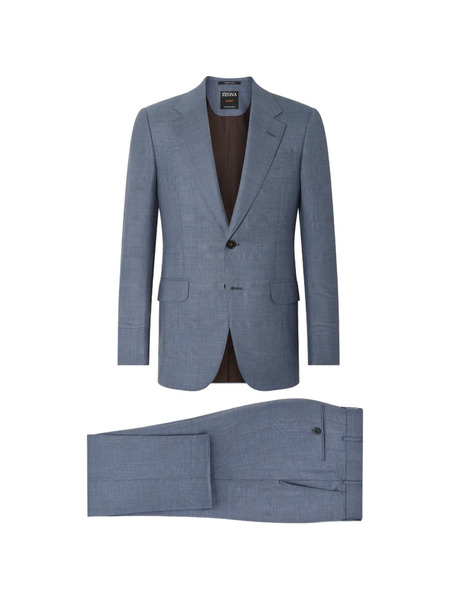  Zegna Centoventimila Wool Suit (set Of Two) - Blue 
