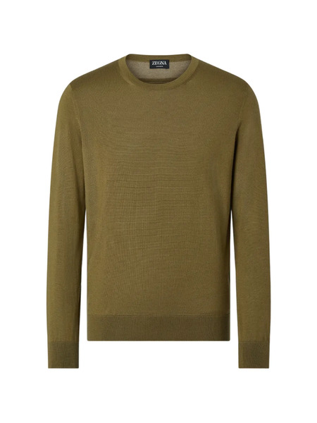  Zegna Crew-neck Sweater - Green 