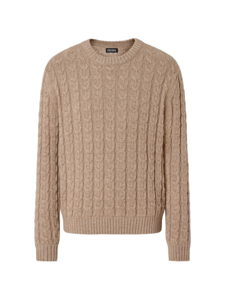  Zegna Crew-neck Sweater - Neutrals 
