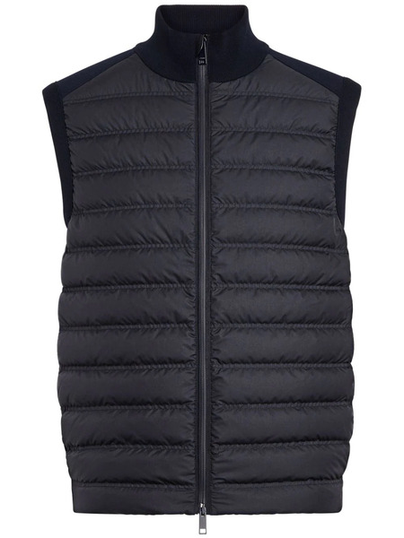  Zegna High Performance Wool Vest - Blue 