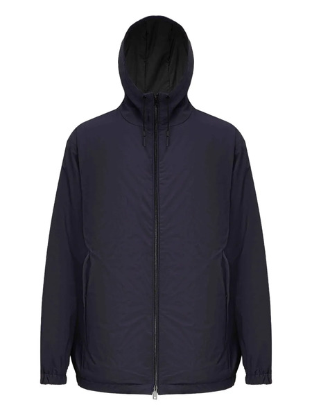  Zegna Hooded Zip-up Jacket - Blue 