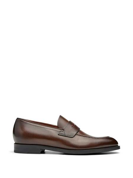  Zegna Leather Loafers - Brown 