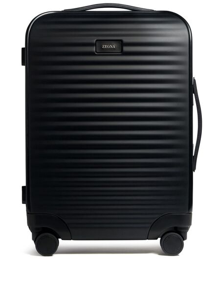  Zegna Logo-appliqué Suitcase - Black 