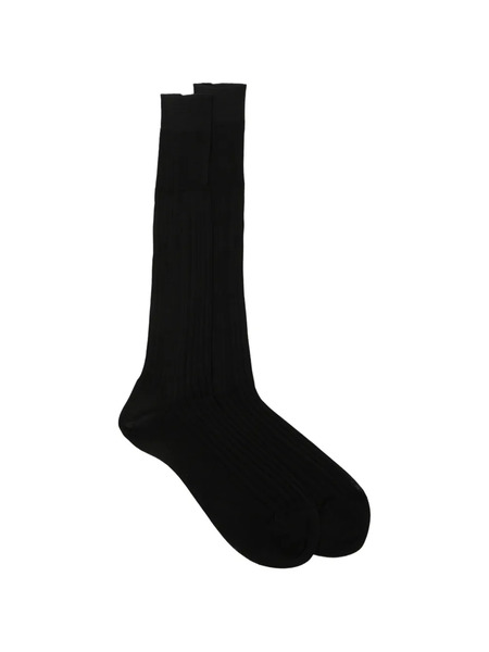  Zegna Logo-print Socks - Grey 