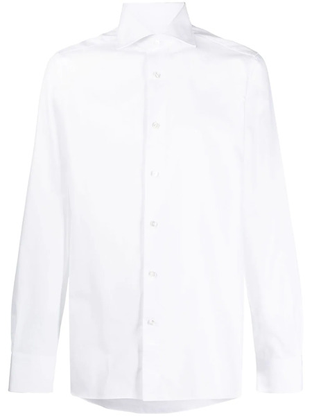 Zegna Long-sleeve Button-up Shirt - White 