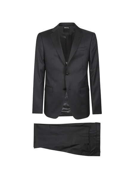  Zegna Long-sleeves Suit - Grey 