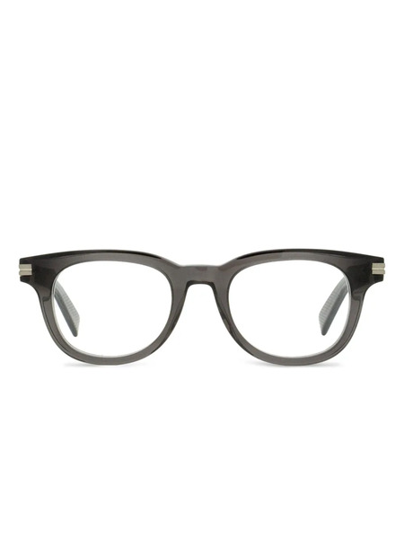  Zegna Oval Frame Glasses - Grey 