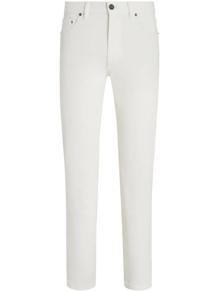  Zegna Roccia Rinse-washed Jeans - White 