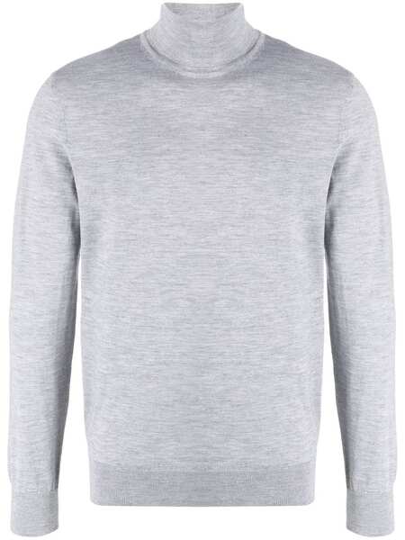  Zegna Roll Neck Jumper - Grey 