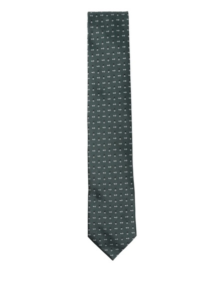  Zegna Silk Tie - Green 