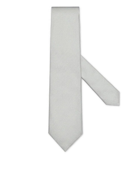  Zegna Silk Tie - Grey 