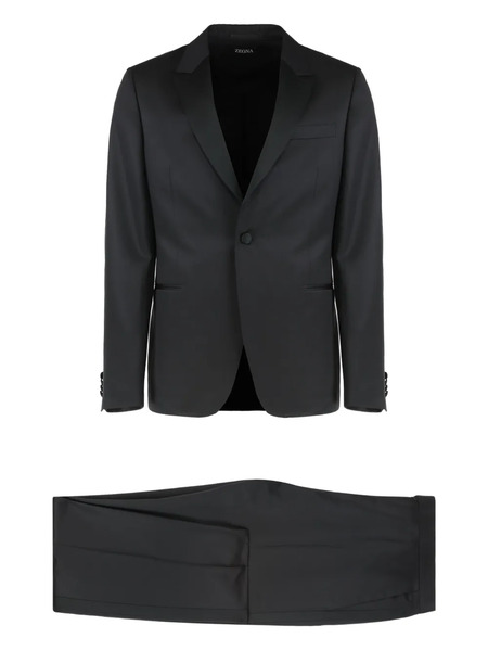  Zegna Single-breasted Suit - Black 