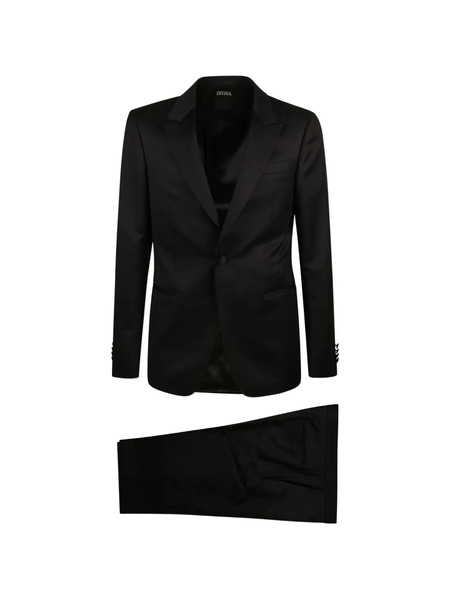 Zegna Single-breasted Suit - Black 