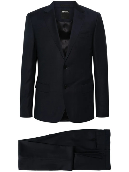  Zegna Single-breasted Wool Suit - Blue 