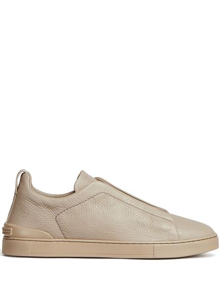  Zegna Triple Stitch Low-top Sneakers - Neutrals 