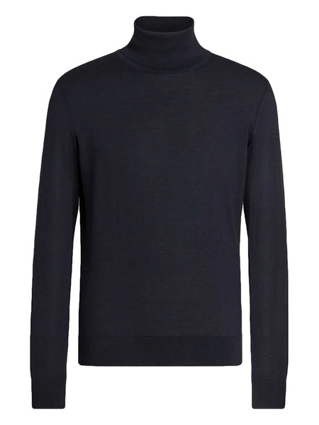  Zegna Turtleneck Sweater - Blue 