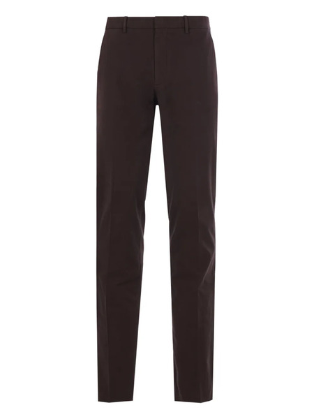  Zegna Twill Trousers - Brown 