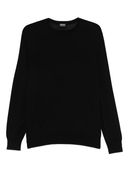  Zegna Wool Sweater - Black 